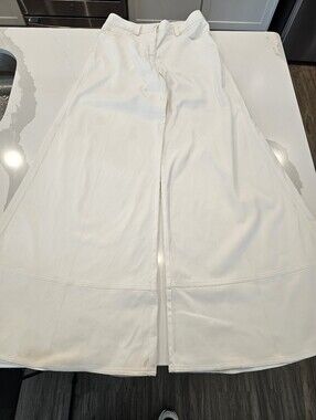 FENDISSIME WHITE FLARE PANTS
